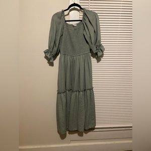 Ivy City Co dress jade green size large
